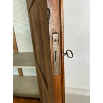 ANTICO ARMADIO SMONTABILE LEGNO NOCE 2 ANTE GUARDAROBA 1800 STIPO EPOCA MOBILE 