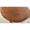 ANTICO TAVOLO ROTONDO ø110 epoca IMPERO 1800 legno NOCE 4 cassetti OLD FURNITURE