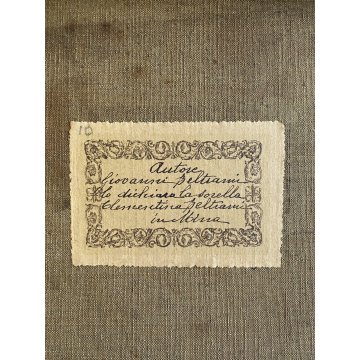 ANTICO QUADRO OLIO Giovanni Beltrami PAESAGGIO LACUSTRE PONTILE Scapigliatura