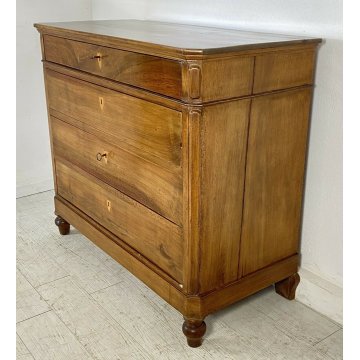 ANTICO COMÒ LEGNO NOCE 4 CASSETTI 1800 MOBILE EPOCA CASSETTONE OLD CAMERA LETTO 