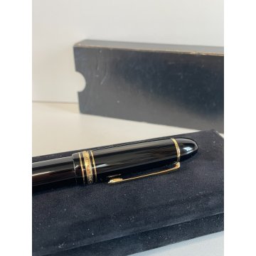 PENNA STILOGRAFICA MONTBLANC 149 NERO ORO 14K WEST GERMANY SCATOLA BOX VINTAGE