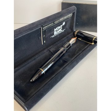 PENNA STILOGRAFICA MONTBLANC 149 NERO ORO 14K WEST GERMANY SCATOLA BOX VINTAGE