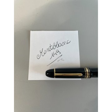PENNA STILOGRAFICA MONTBLANC 149 NERO ORO 14K WEST GERMANY SCATOLA BOX VINTAGE