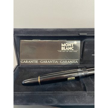 PENNA STILOGRAFICA MONTBLANC 146 NERO ORO 14K WEST GERMANY SCATOLA BOX VINTAGE