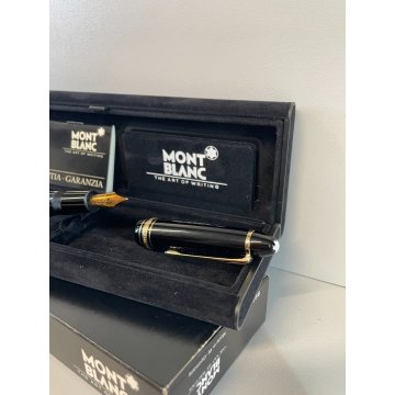 PENNA STILOGRAFICA MONTBLANC 146 NERO ORO 14K WEST GERMANY SCATOLA BOX VINTAGE
