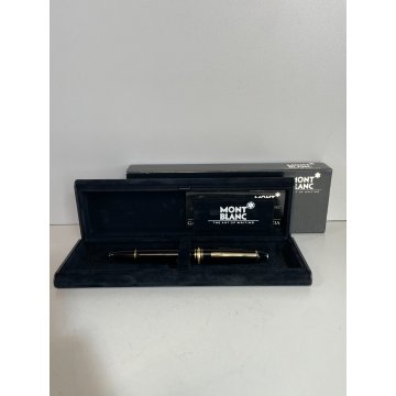 PENNA STILOGRAFICA MONTBLANC 146 NERO ORO 14K WEST GERMANY SCATOLA BOX VINTAGE