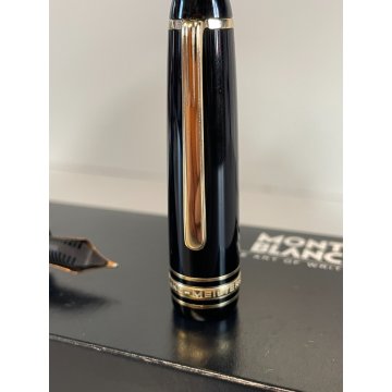 PENNA STILOGRAFICA MONTBLANC 146 NERO ORO 14K WEST GERMANY SCATOLA BOX VINTAGE