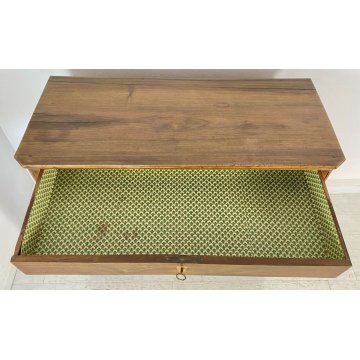 ANTICO COMÒ LEGNO NOCE 4 CASSETTI 1800 MOBILE EPOCA CASSETTONE OLD CAMERA LETTO 