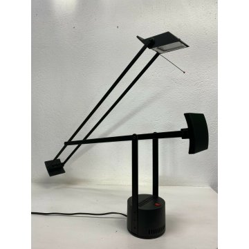 LAMPADA SCRIVANIA  ARTEMIDE TIZIO DESIGN RICHARD SAPPER VINTAGE LACCATA NERA