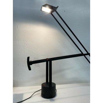 LAMPADA SCRIVANIA  ARTEMIDE TIZIO DESIGN RICHARD SAPPER VINTAGE LACCATA NERA