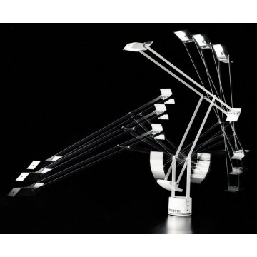 LAMPADA SCRIVANIA  ARTEMIDE TIZIO DESIGN RICHARD SAPPER VINTAGE LACCATA NERA