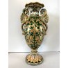 ANTICO VASO ANFORA GUALDO TADINO Luca Robbia CERAMICA A LUSTRO 31 cm/h DANNI
