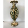 ANTICO VASO ANFORA GUALDO TADINO Luca Robbia CERAMICA A LUSTRO 31 cm/h DANNI