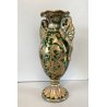 ANTICO VASO ANFORA GUALDO TADINO Luca Robbia CERAMICA A LUSTRO 31 cm/h DANNI
