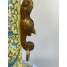 VASO CINESE VINTAGE RAME PORCELLANA DECORO SMALTO POLICROMO CHINOISERIE META 900