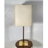 LAMPADA TAVOLO Venini Italia 84 OTTONE VETRO MURANO TABLE LAMP GLASS DESIGN