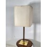 LAMPADA TAVOLO Venini Italia 84 OTTONE VETRO MURANO TABLE LAMP GLASS DESIGN