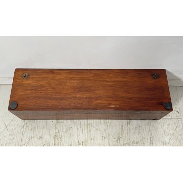 ANTICO SCAFFALE PARETE PORTA LETTERE MENSOLA LEGNO PORTA CHIAVI SVUOTA TASCHE