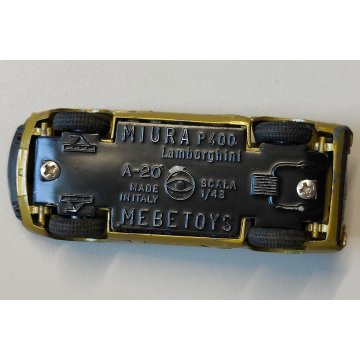 2 pz MACCHININA Collezione MEBETOYS Lamborghini MIURA P400 + Porsche CARRERA 10