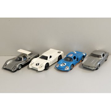 4 pz MACCHININA Collezione POLITOYS Panther Bertone + Ford GTJ + Matra Sport + 1