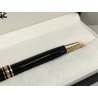 PENNA SFERA Montblanc Meisterstuck CLASSIC NERO ORO Vintage Ballpoint Pen BOX