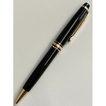 PENNA SFERA Montblanc Meisterstuck CLASSIC NERO ORO Vintage Ballpoint Pen BOX