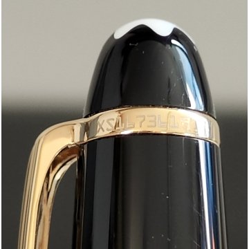 PENNA SFERA Montblanc Meisterstuck CLASSIC NERO ORO Vintage Ballpoint Pen BOX