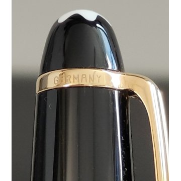 PENNA SFERA Montblanc Meisterstuck CLASSIC NERO ORO Vintage Ballpoint Pen BOX