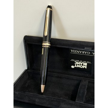 Montblanc Meisterstuck PENNA SFERA Classic NERO ORO Vintage Ballpoint Pen BOX