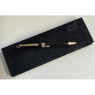 Montblanc Meisterstuck PENNA SFERA Classic NERO ORO Vintage Ballpoint Pen BOX
