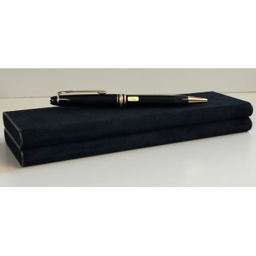Montblanc Meisterstuck PENNA SFERA Classic NERO ORO Vintage Ballpoint Pen BOX