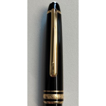 Montblanc Meisterstuck PENNA SFERA Classic NERO ORO Vintage Ballpoint Pen BOX
