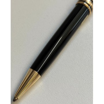 Montblanc Meisterstuck PENNA SFERA Classic NERO ORO Vintage Ballpoint Pen BOX