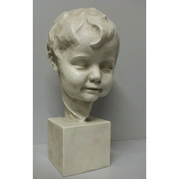 ANTICA PORCELLANA TESTA DI BAMBINO Gerhard Schliepstein ROSENTHAL GERMANY 1950