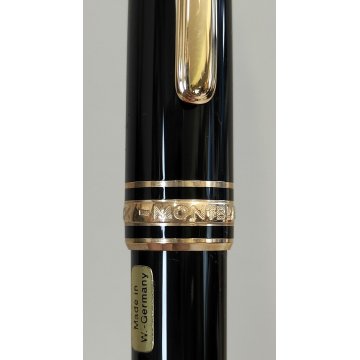 Montblanc Meisterstuck PENNA SFERA Classic NERO ORO Vintage Ballpoint Pen BOX