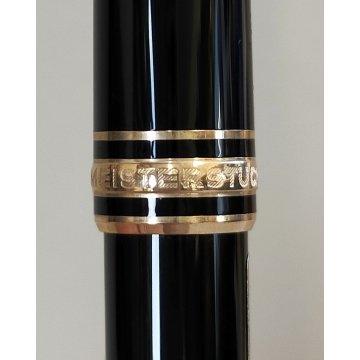 Montblanc Meisterstuck PENNA SFERA Classic NERO ORO Vintage Ballpoint Pen BOX