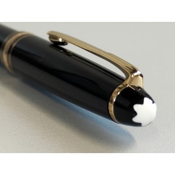 Montblanc Meisterstuck PENNA SFERA Classic NERO ORO Vintage Ballpoint Pen BOX