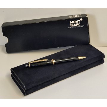 Montblanc Meisterstuck PENNA SFERA Classic NERO ORO Vintage Ballpoint Pen BOX