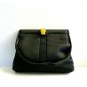 BORSA CLUTCH GUCCI AUTENTICA VINTAGE POCHETTE HAND BAG BLACK SATIN GALA'EPOCA 50