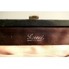 BORSA CLUTCH GUCCI AUTENTICA VINTAGE POCHETTE HAND BAG BLACK SATIN GALA'EPOCA 50