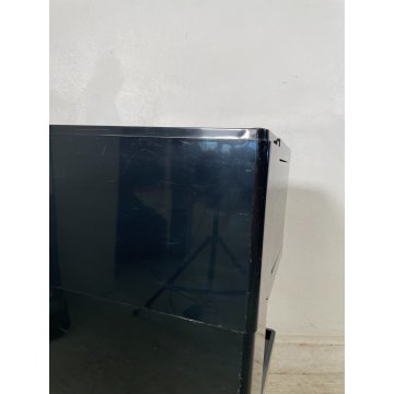 CARRELLO JOE COLOMBO VINTAGE ANNI 60 COMODINO PLASTICA NERA BOBY MOBILETTO