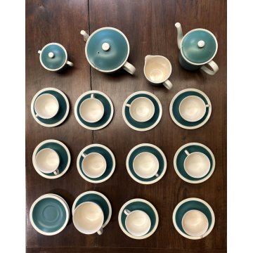 SET CAFFE TE 29 pz CERAMICA RICHARD GINORI "Apollo" GIOVANNI GARIBOLDI GIO PONTI