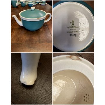 SET CAFFE TE 29 pz CERAMICA RICHARD GINORI "Apollo" GIOVANNI GARIBOLDI GIO PONTI
