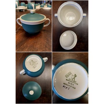 SET CAFFE TE 29 pz CERAMICA RICHARD GINORI "Apollo" GIOVANNI GARIBOLDI GIO PONTI