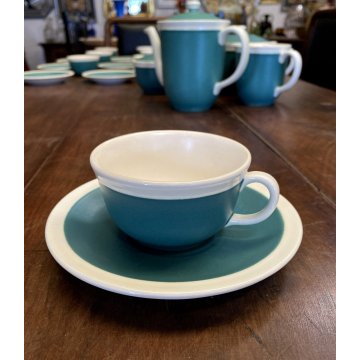 SET CAFFE TE 29 pz CERAMICA RICHARD GINORI "Apollo" GIOVANNI GARIBOLDI GIO PONTI