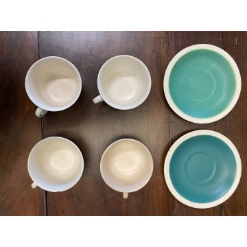 SET CAFFE TE 29 pz CERAMICA RICHARD GINORI "Apollo" GIOVANNI GARIBOLDI GIO PONTI