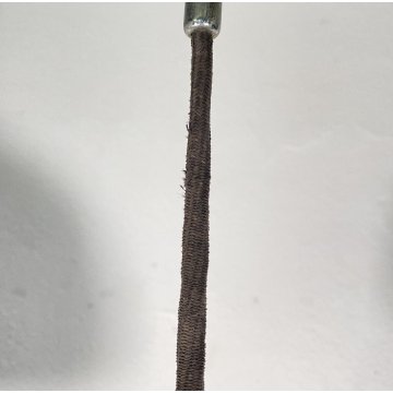 LAMPADARIO SOSPENSIONE METALLO CROMATO VETRO ANNI 60 DESIGN HANGING LAMP VINTAGE