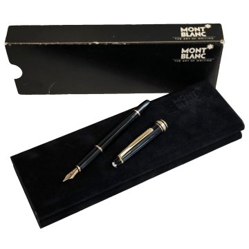 Montblanc Meisterstuck PENNA STILOGRAFICA Classic NERO ORO Vintage Fountain Pen