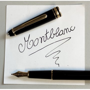 Montblanc Meisterstuck PENNA STILOGRAFICA Classic NERO ORO Vintage Fountain Pen