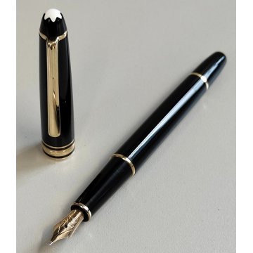 Montblanc Meisterstuck PENNA STILOGRAFICA Classic NERO ORO Vintage Fountain Pen